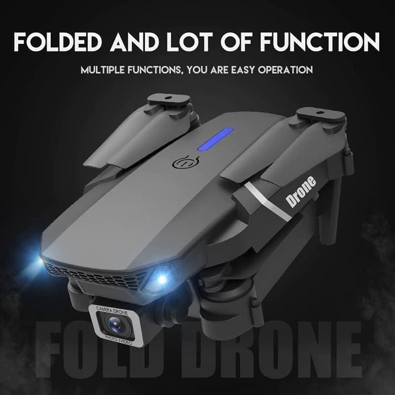 HORPIN Drone with 4k Camera Foldable 1080P HD Drone with FPV Live Video, Smart Gestures Selfie, Altitude Hold, One Key Take Off/Landing, 3D Series Flips, Headless Mode, Aerial Code Photography